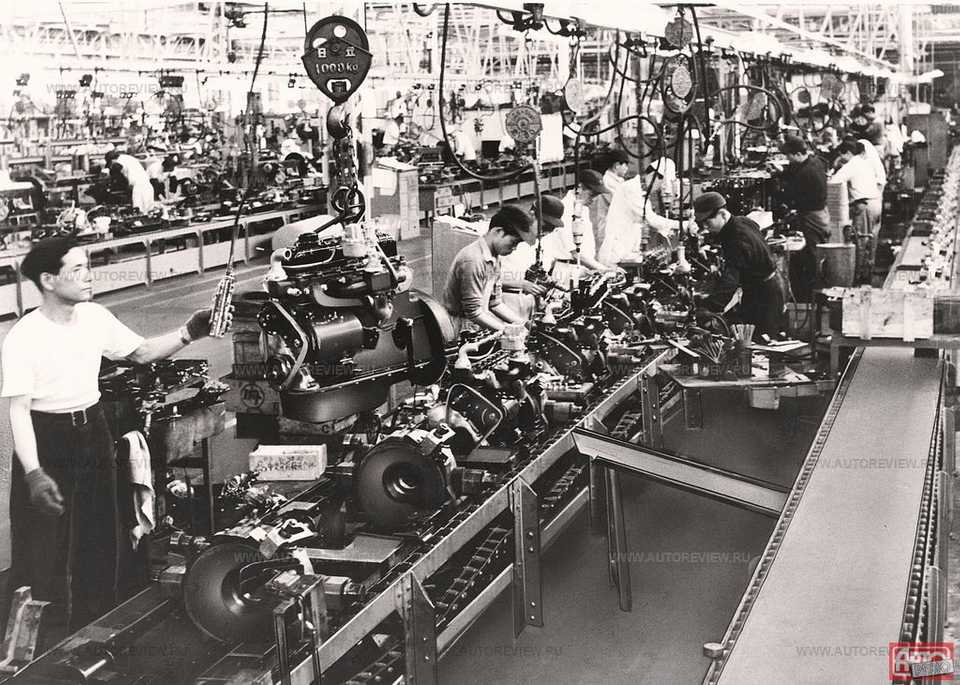 workers in toyota factory